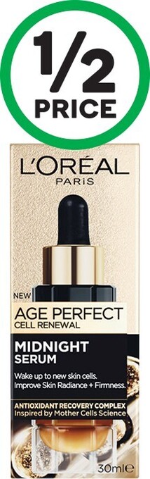 Woolworths L'Oreal Age Perfect Midnight Serum 30ml offer