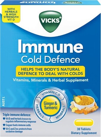 Woolworths Vicks Immune Cold Defence Tablets Pk 30~ offer
