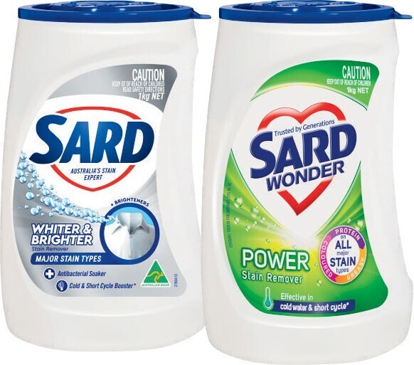 Sard Stain Remover Powder 900g1kg offer at Coles