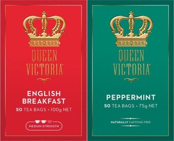 Coles Queen Victoria Tea Bags 50 Pack offer