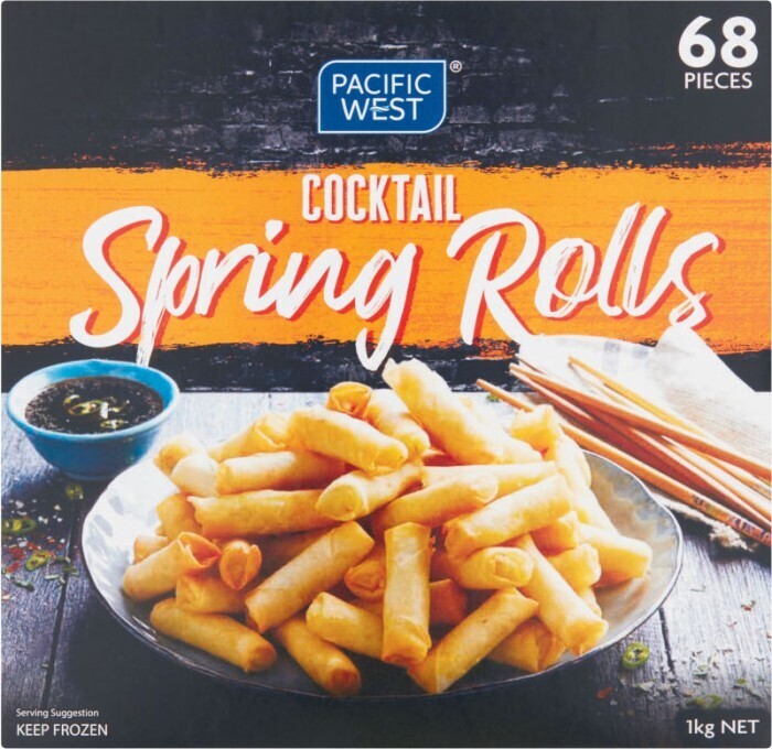 Pacific West Cocktail Spring Rolls 1kg offer at Coles
