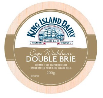 Coles King Island Cape Wickham Double Brie 200g offer