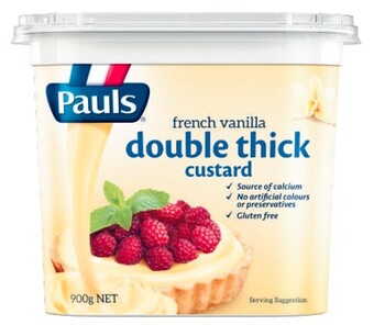 Coles Pauls Double Thick Custard 900g offer