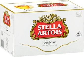 Coles Stella Artois Bottles 24x330mL offer