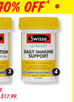 PharmaSave Swisse Ultiboost Daily Immune Support 60 tablets offer