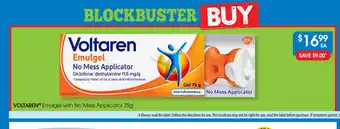 Voltaren Emulgel with No Mess Applicator 75g