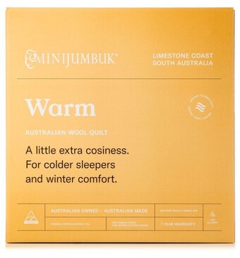 Myer MiniJumbuk Warm Wool Quilt offer