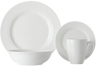 Myer Maxwell & Williams 16pc White Basics Soho Rim Dinner Set offer