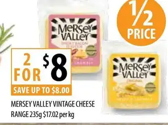 Mersey Valley Vintage Chesse Range 235g