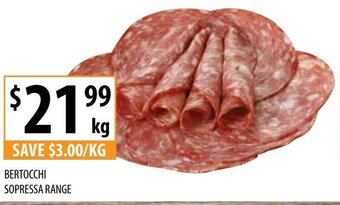 Supabarn Bertocchi Sopressa Range offer