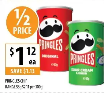 Supabarn Pringles Chip Range 53g offer