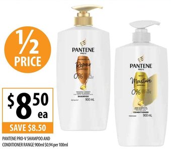 Supabarn Pantene Pro-V Shampoo And Conditioner Range 900ml offer