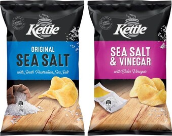 IGA Kettle Potato Chips 150-175g Selected Varieties offer