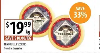 Supabarn Tba Mill Lel Pecorino From The Cheese Bar offer