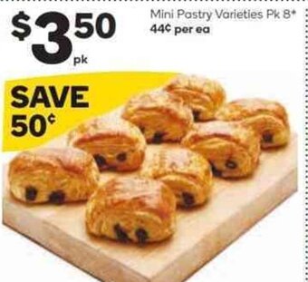 Woolworths Mini Pastry Varieties Pk 8 offer
