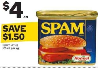 Woolworths Spam 340g offer