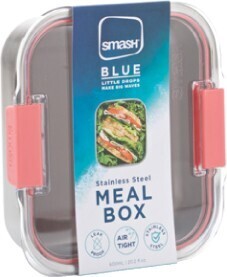 BIG W Smash Blue Stainless Steel Meal Box offer