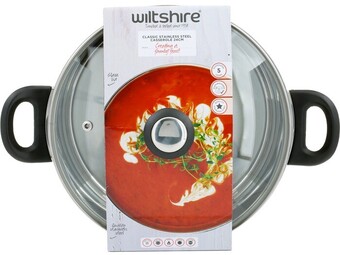 BIG W Wiltshire Classic Stainless Steel Casserole - 24cm offer
