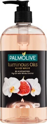 BIG W Palmolive Luminous Oils Hand Wash Rejuvenating Fig Oil with White Orchid 500mL offer