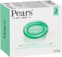 BIG W Pears Pure & Gentle Soap With Lemon Flower Extract 3 Pack offer