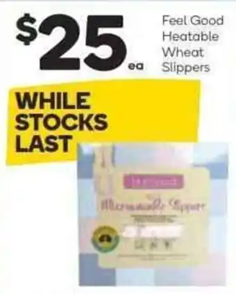 Feel Good Heatable Wheat Slippers