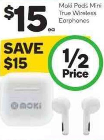 Moki Pods Mini True Wireless Earphones