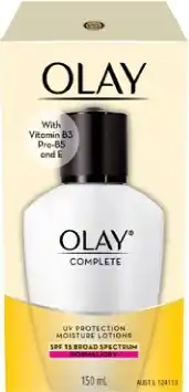 BIG W Olay Complete UV Protection SPF15 Moisture Lotion 150mL offer