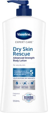 Vaseline Expert Care Body Lotion Advanced Strength 550ml - Very Dry Skin