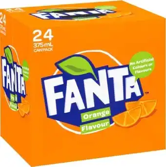BIG W Fanta 30-Pack Can Varieties 375mL offer