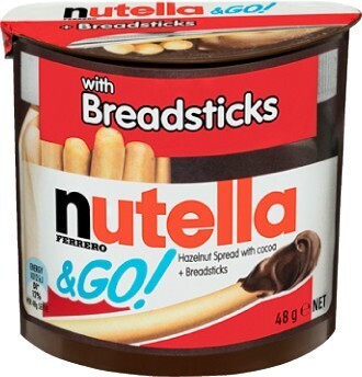 Nutella Ferrero & Go Hazelnut Spread & Breadsticks - 48g