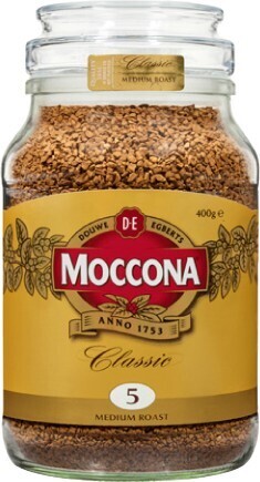 BIG W Moccona Classic Medium Roast 400g offer