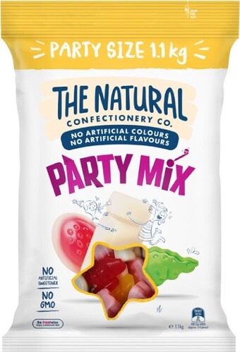 BIG W The Natural Confectionery Co. Party Mix Party Size 1.1kg offer