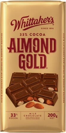 BIG W Whittaker's Almond Gold Milk Chocolate Block 200g offer