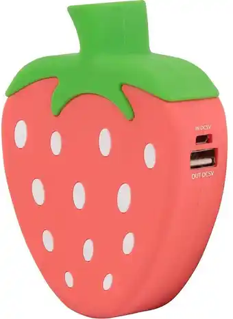 BIG W Techxtras Scented 3,000 mAh Powerbank - Strawberry offer