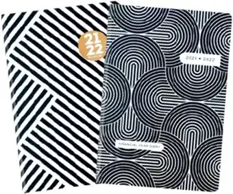 Avondale Financial Year Diaries FY21-22 A5 Black Printed Design Day to a Page View
