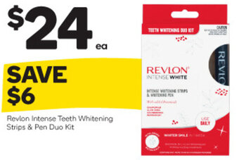 Woolworths Revlon Intense Teeth Whitening Strips & Pen Duo Kit offer