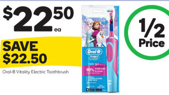 Woolworths Oral-B Vitality Electric Toothbrush offer