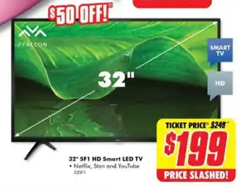 The Good Guys 32" SF1 HD Smart LED Tv offer