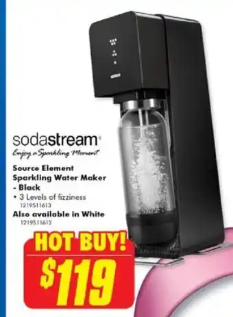 Soda Stream Source Element Sparkling Water Maker