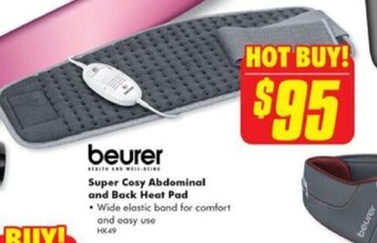 The Good Guys Beurer Super Cosy Abdominal and Back Heat Pad offer
