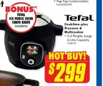 The Good Guys Tefal Cook4me-Plus Pressure & Multicooker offer