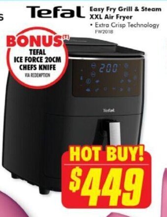 The Good Guys Tefal Easy Fry Grill & Steam XXL Air Fryer offer