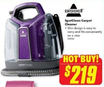 The Good Guys Bissell SpotClean Carpet Cleaner offer