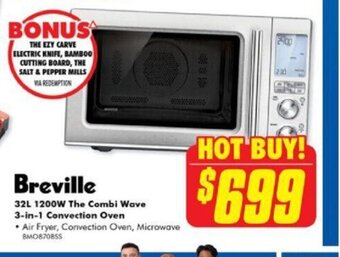 The Good Guys Breville 32L 1200W The Combi Wave 3-in-1 Convection Oven offer