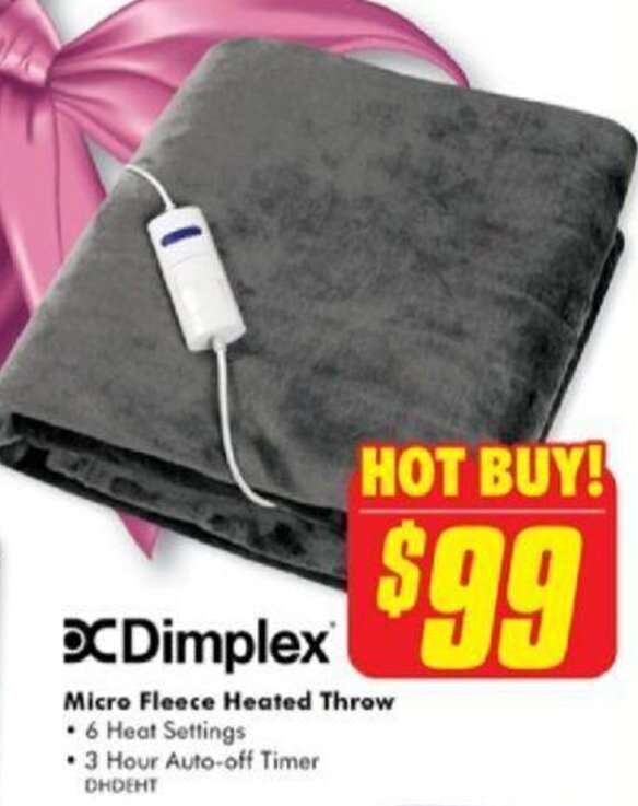 dimplex heated throw