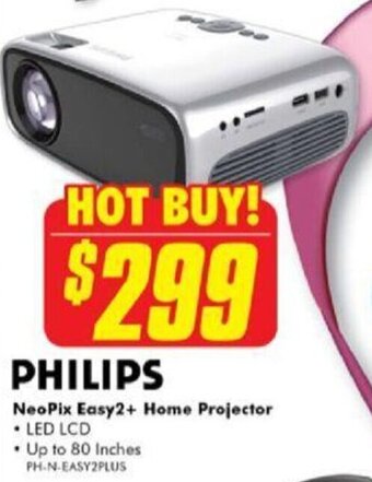 The Good Guys Philips NeoPix Easy2 + Home Projector offer