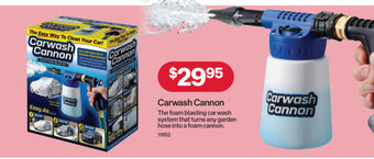 Carwash Cannon