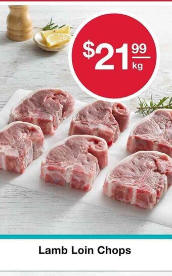 Australian Butchers Store Lamb Loin Chops offer