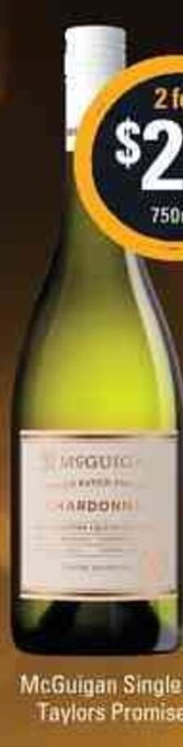 Cellarbrations McGuigan Single Batch Range 750mL offer