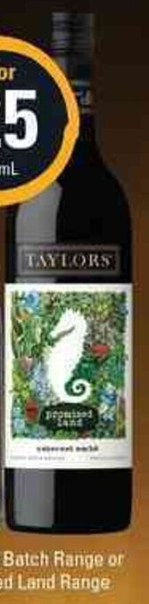 Taylors Promised Land Range 750mL